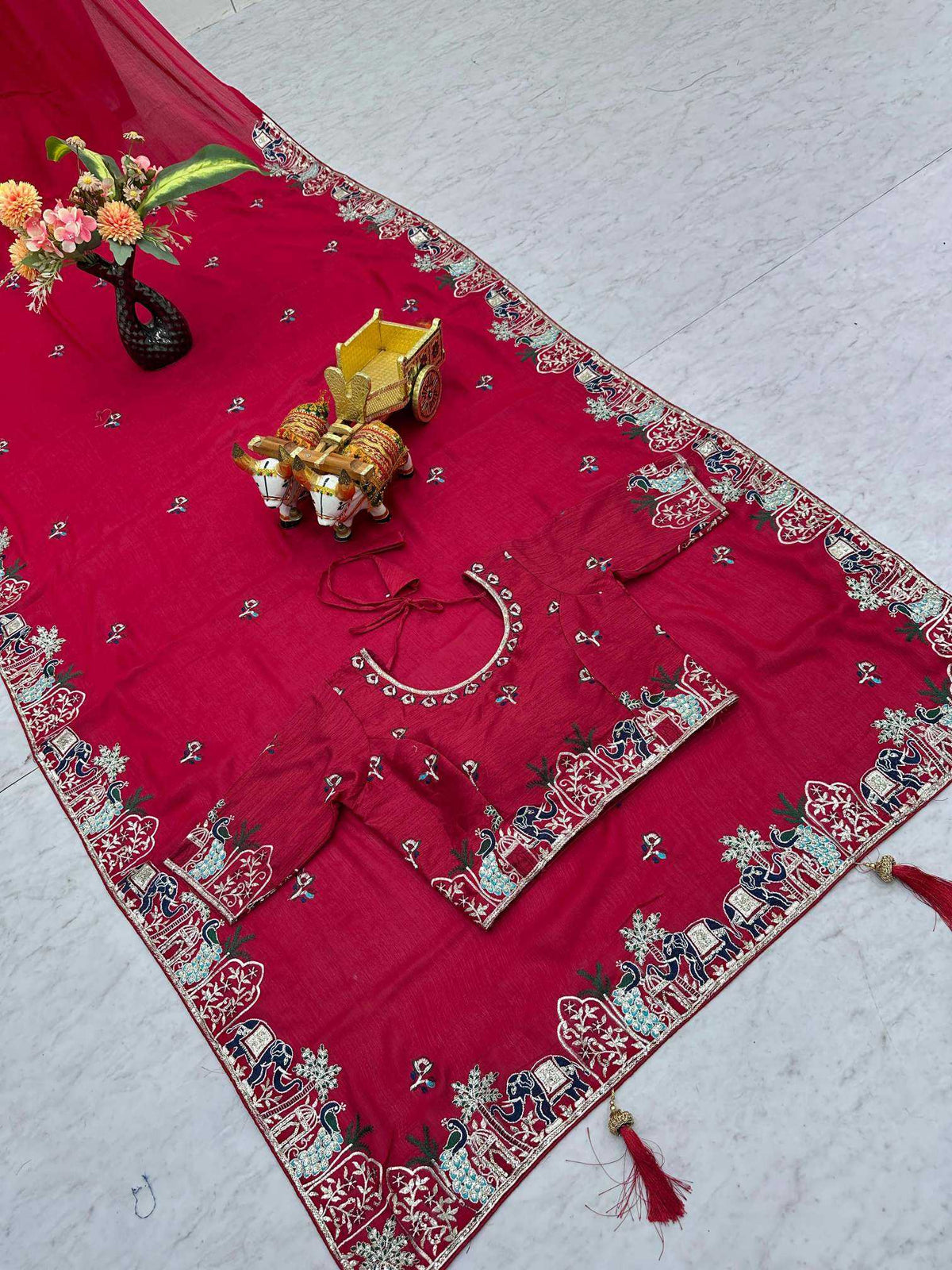 Chiffon Sequence Saree
