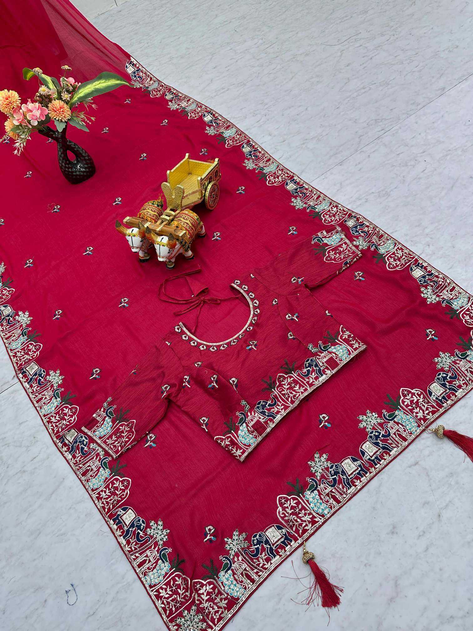 Chiffon Sequence Saree