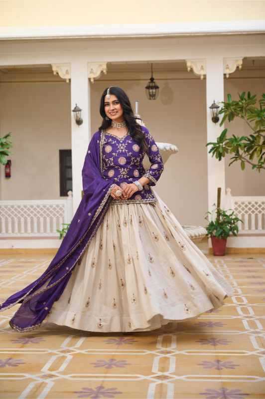 Chinon Embroidered Lehenga