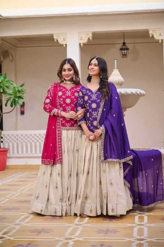 Chinon Embroidered Lehenga