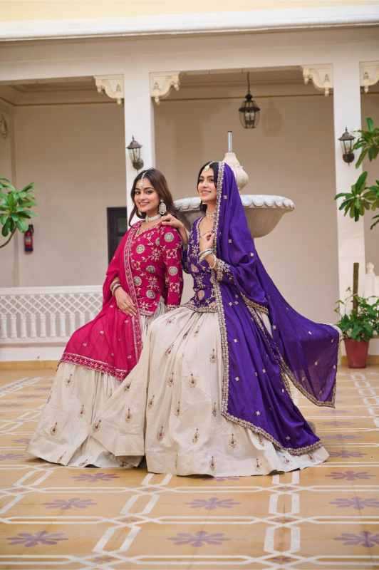 Chinon Embroidered Lehenga