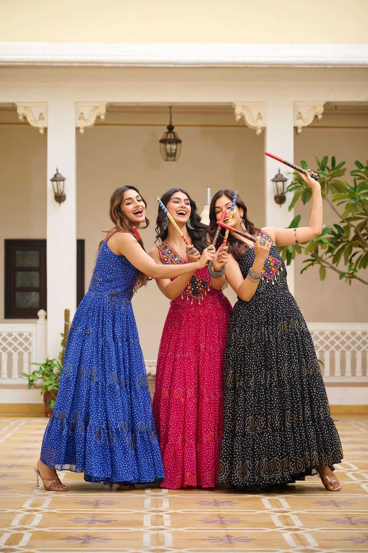 Georgette Printed Gown