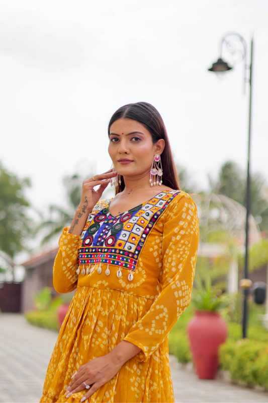 Faux Georgette Party Gown 122