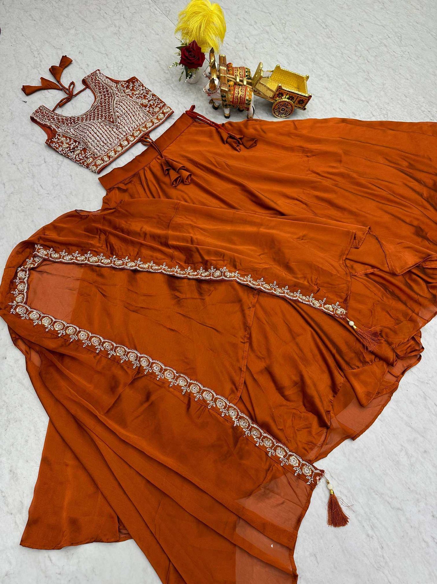 Rangoli Silk Lehenga