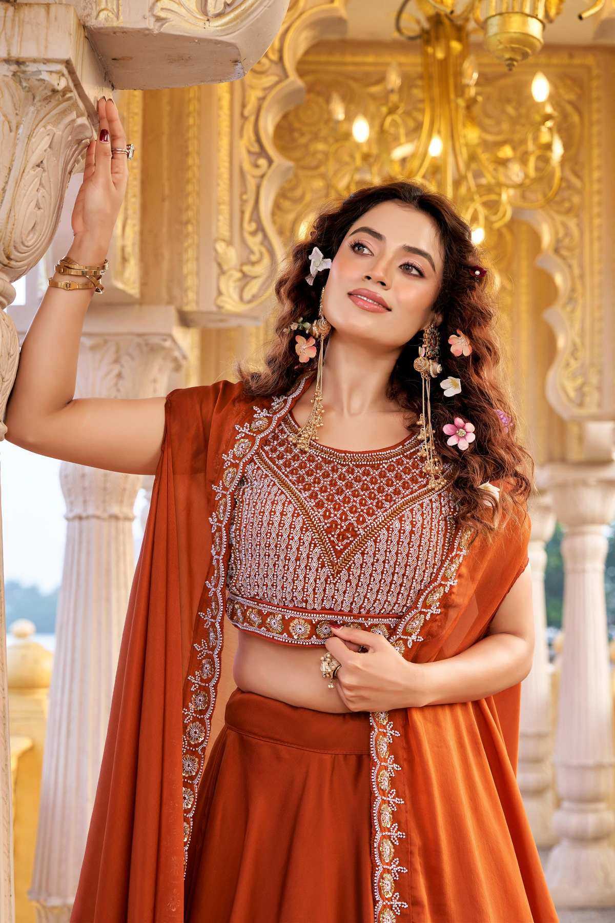 Rangoli Silk Lehenga