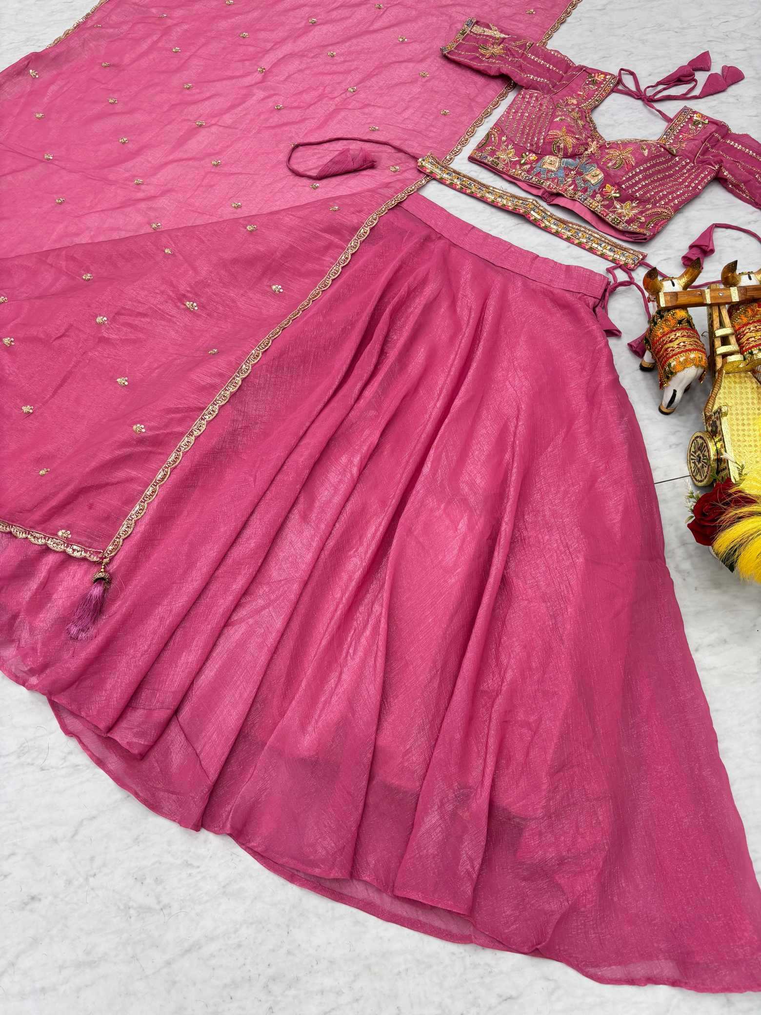 Crunchi Embroidered Lehenga