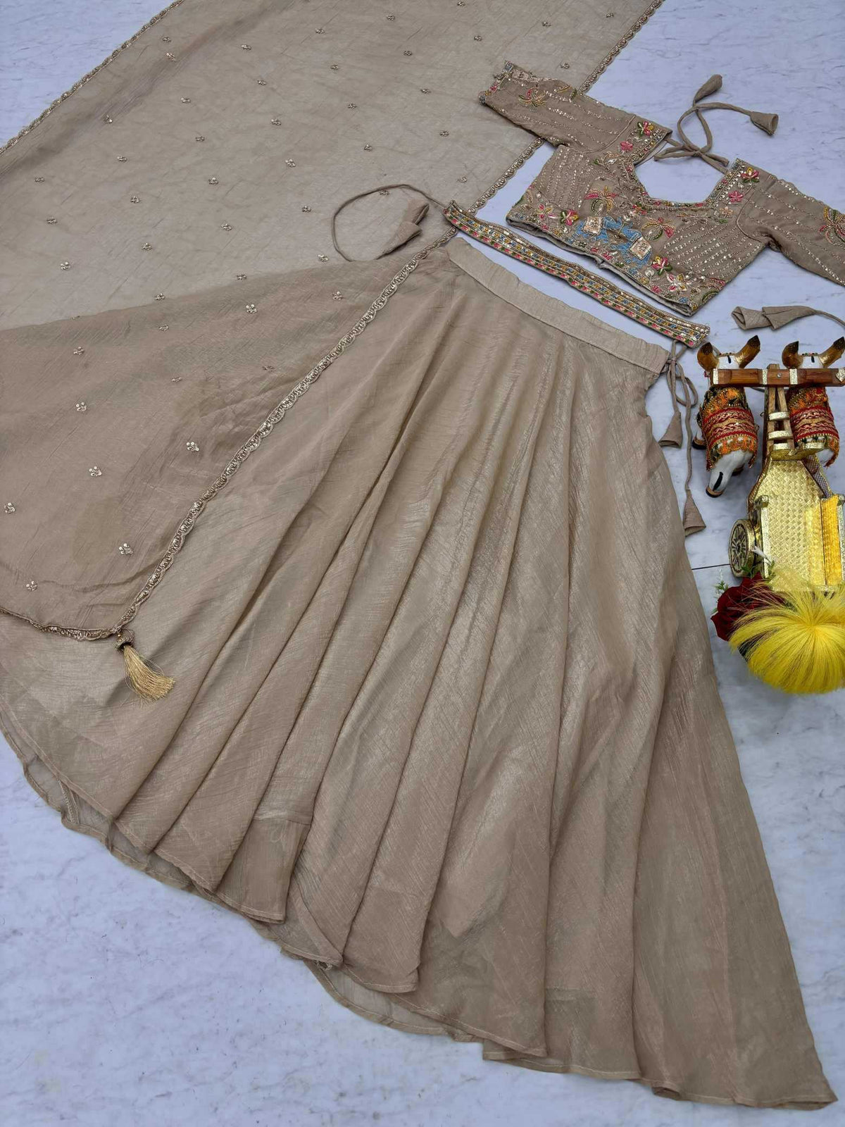 Crunchi Embroidered Lehenga