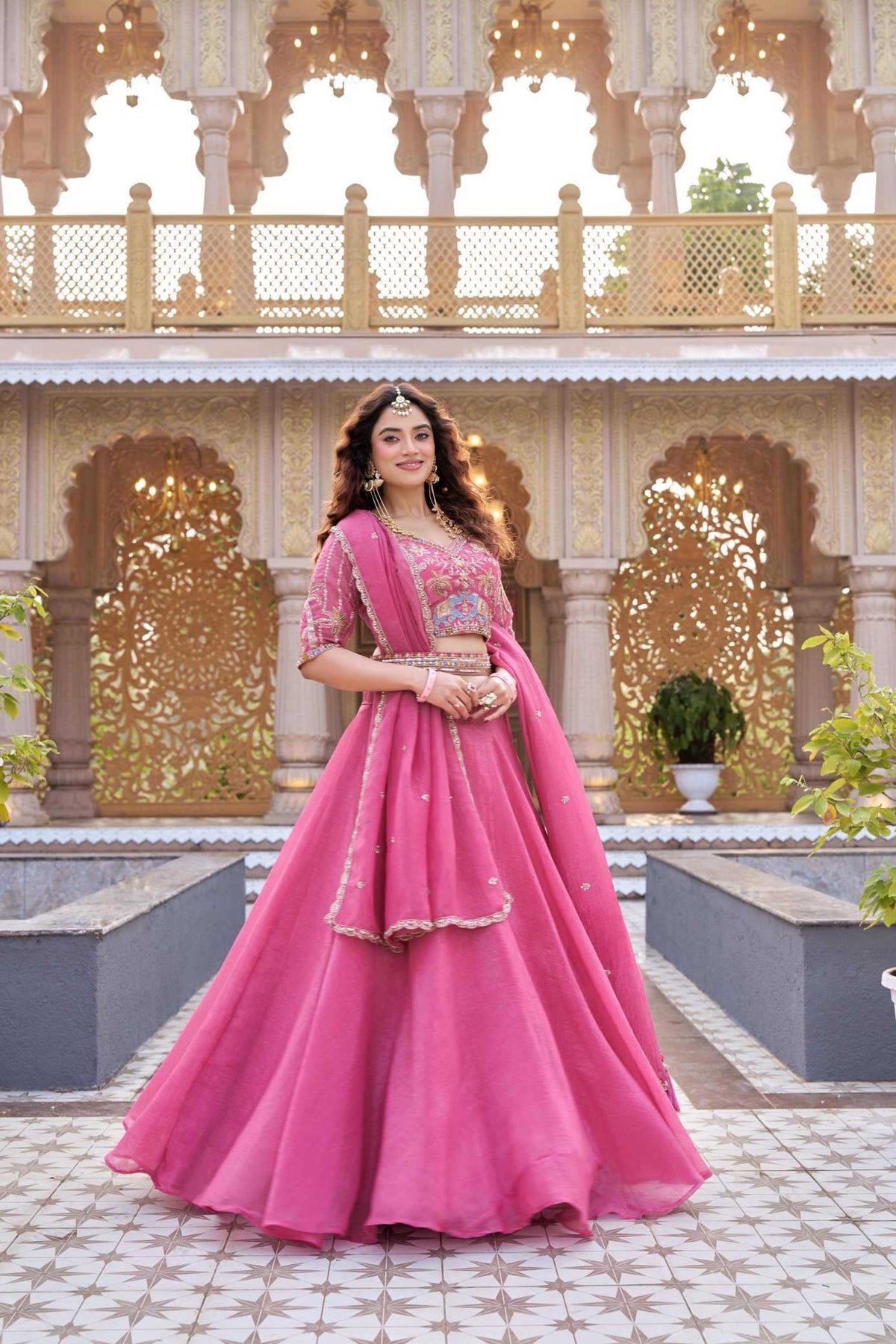 Crunchi Embroidered Lehenga