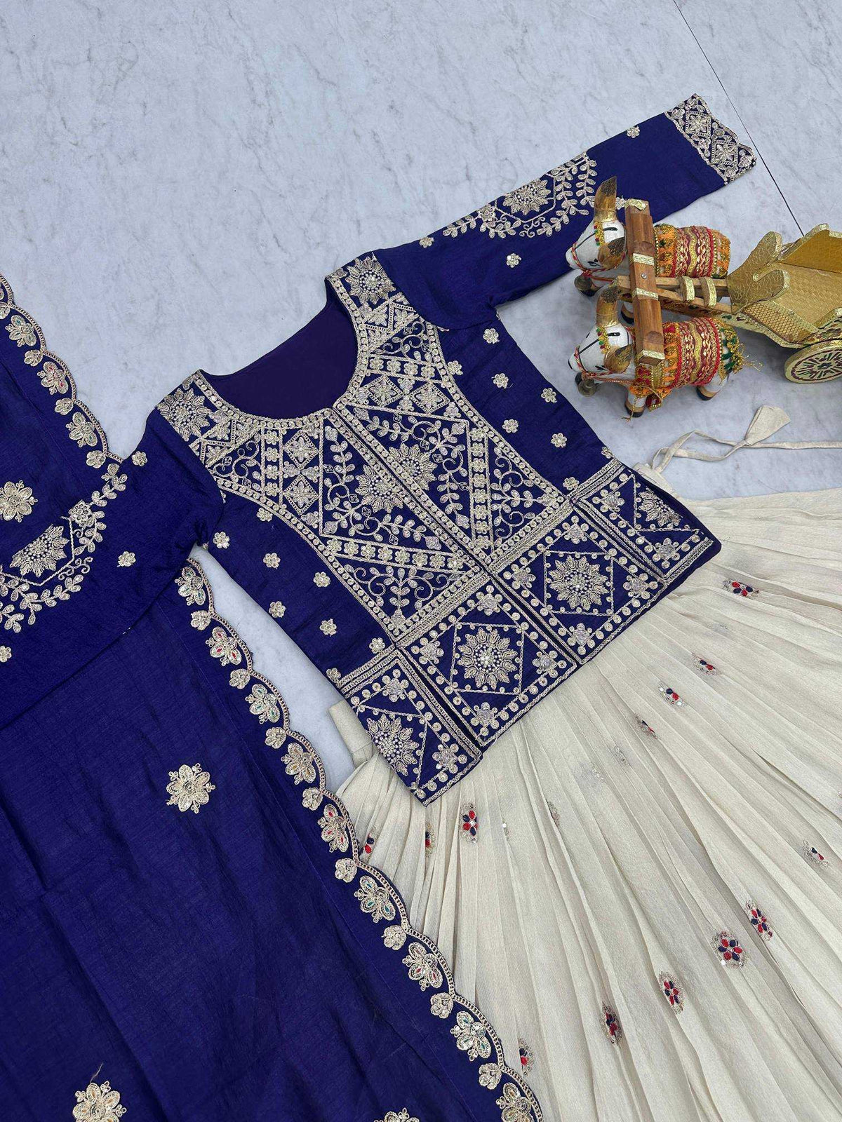 Tissue Silk Lehenga