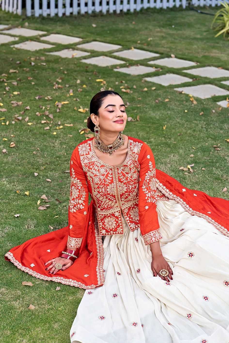 Vichitra Silk Designer Lehenga in Purple