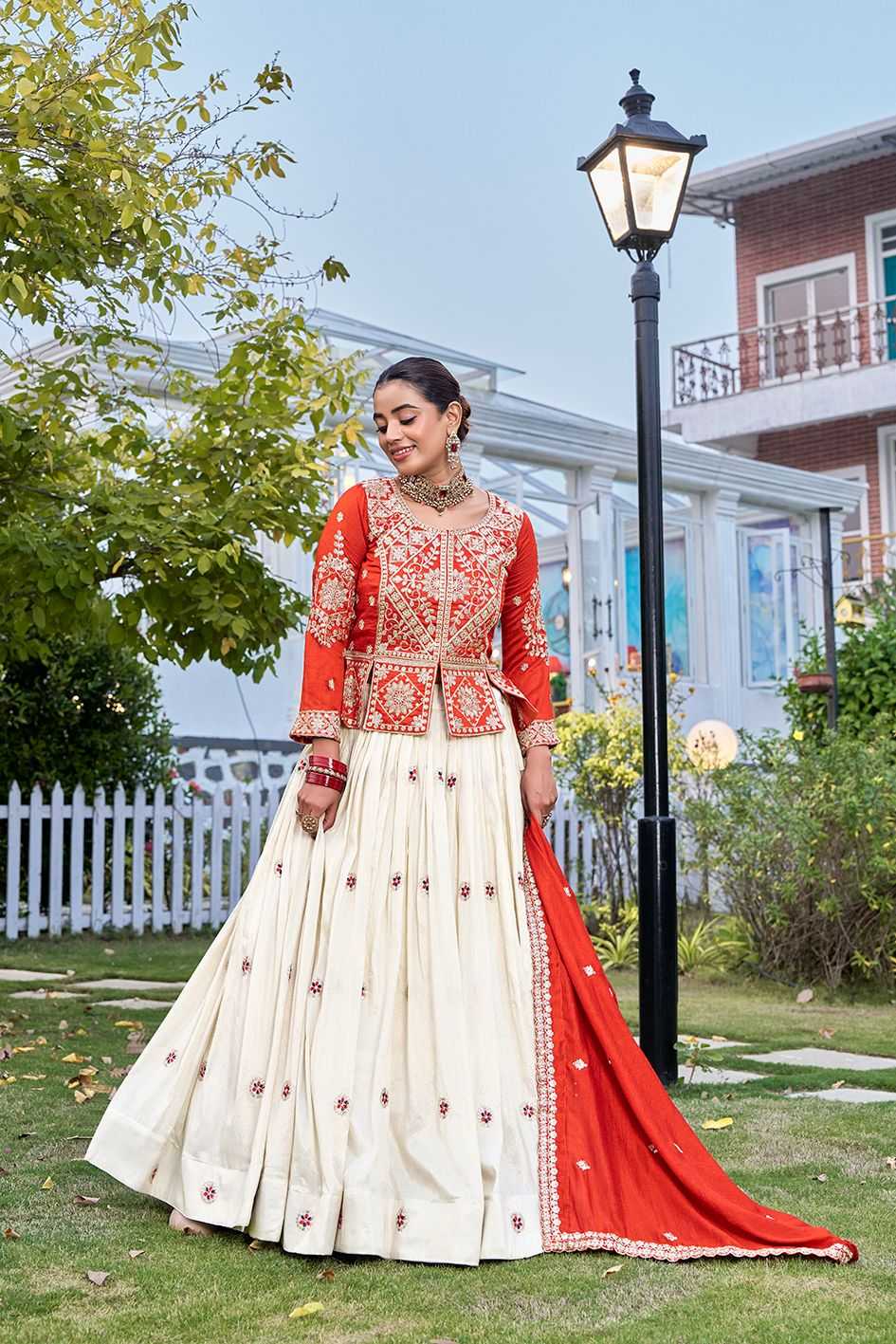 Vichitra Silk Designer Lehenga in Purple