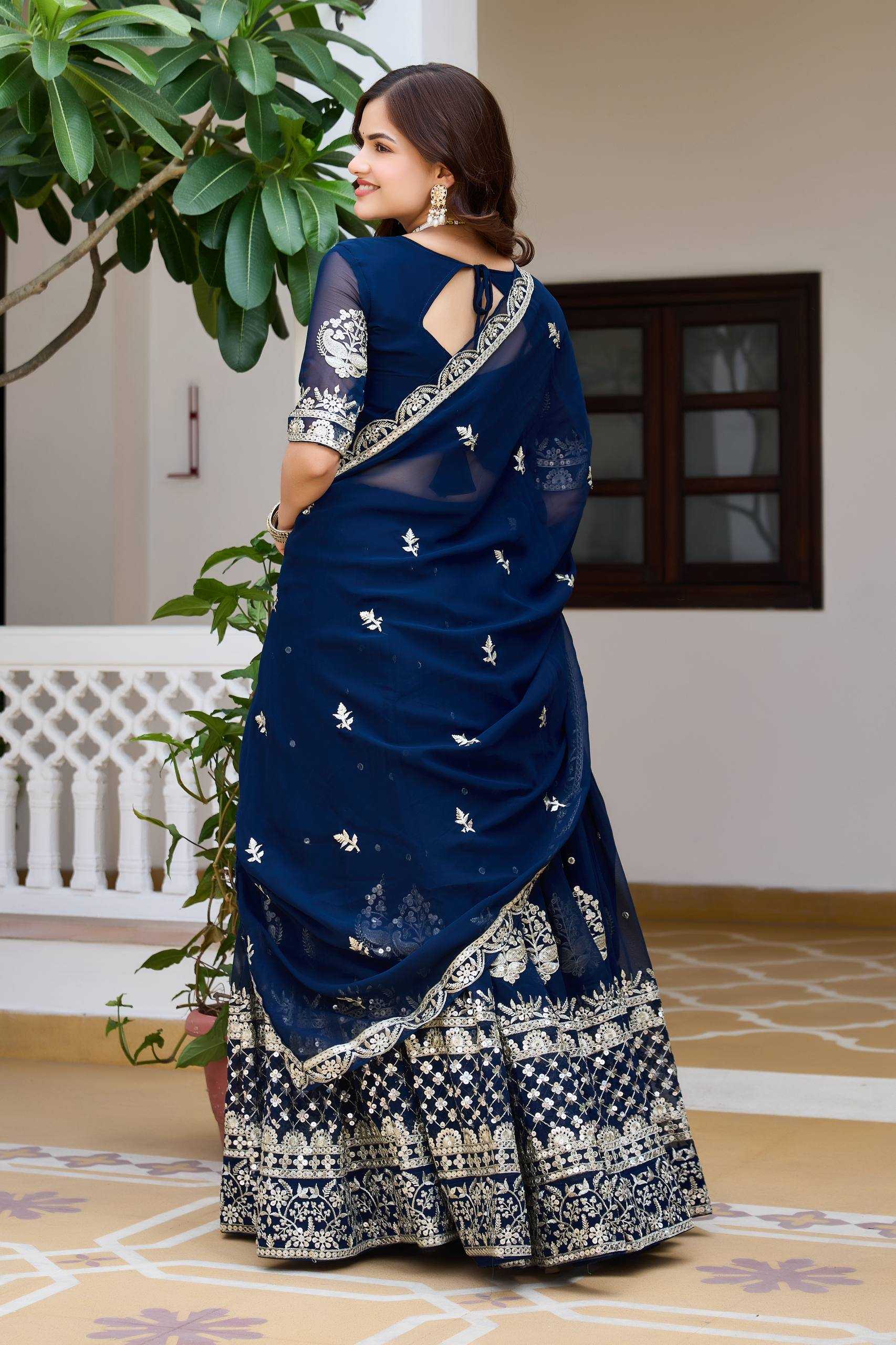 Faux Georgette Wedding Lehenga