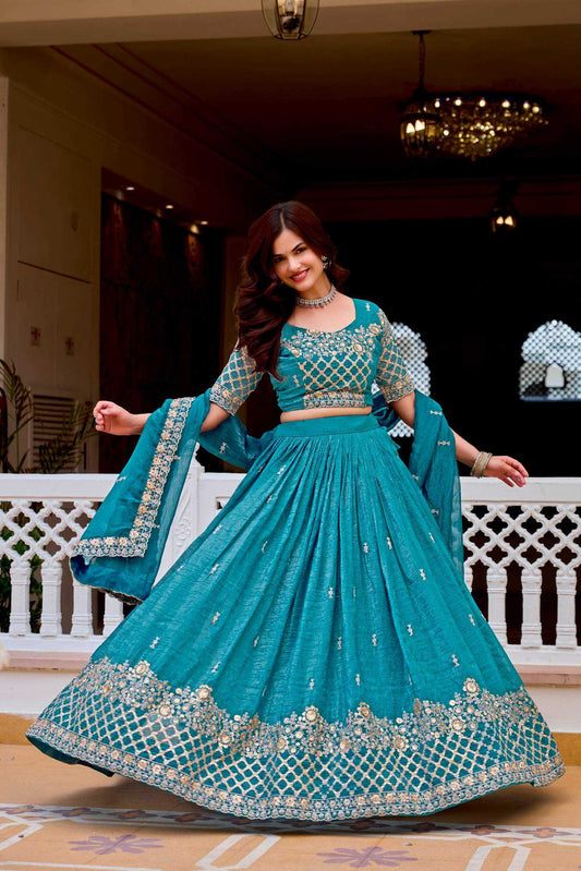 Crunchi Designer Lehenga