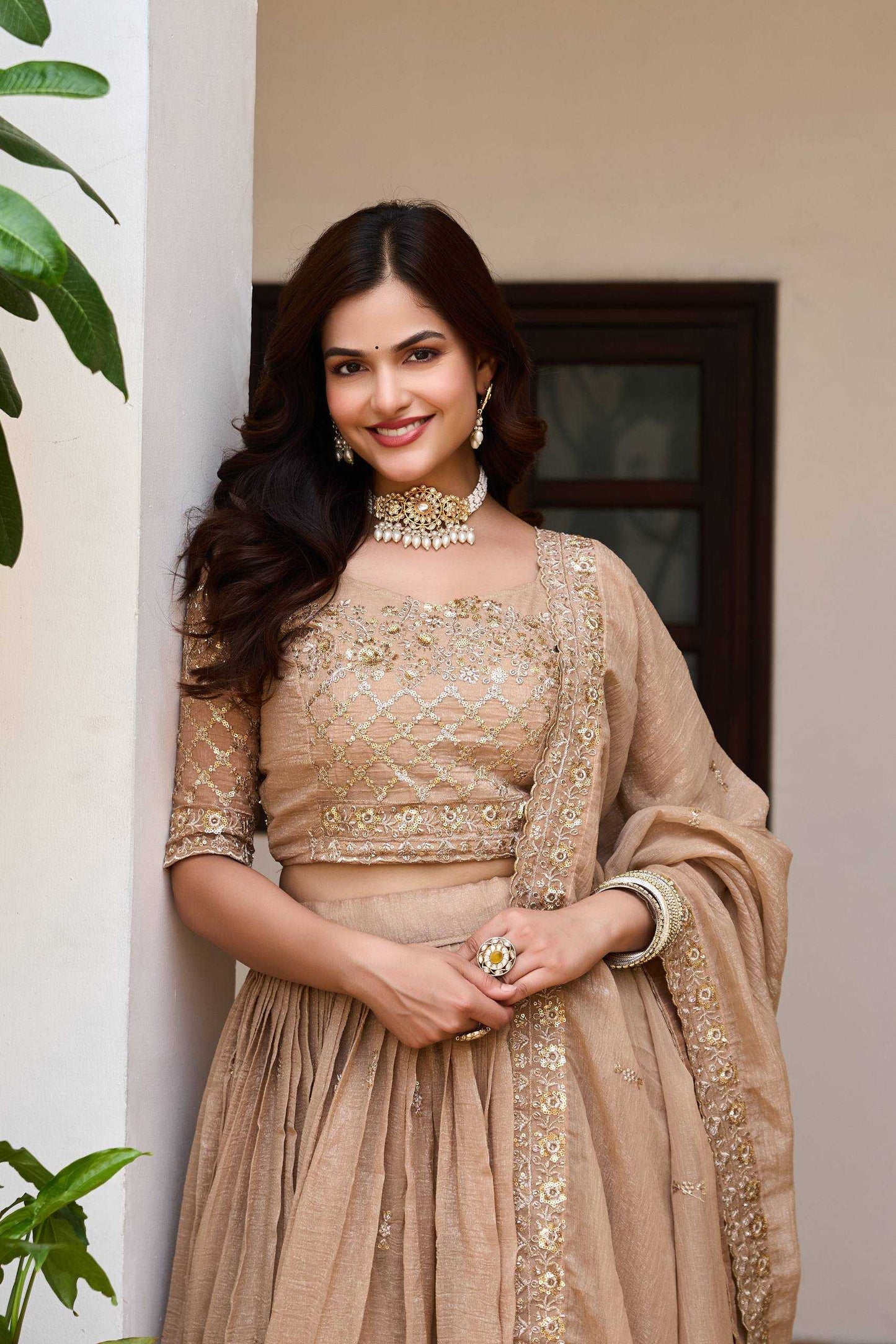 Crunchi Embroidered Lehenga