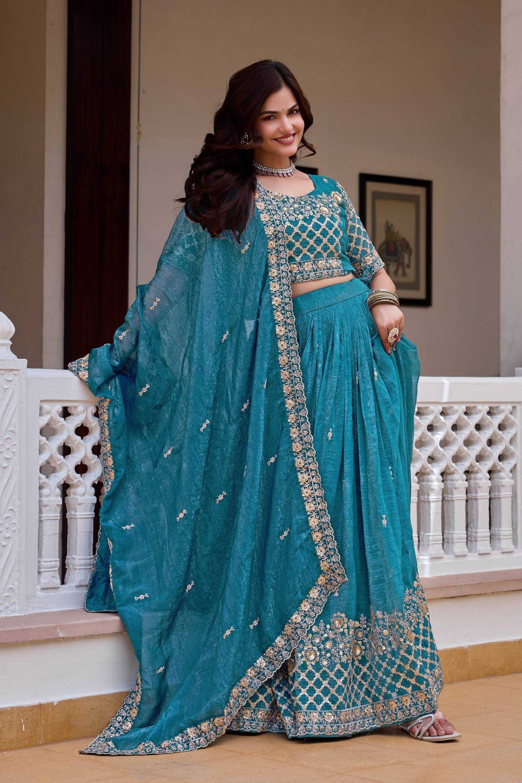Crunchi Embroidered Lehenga