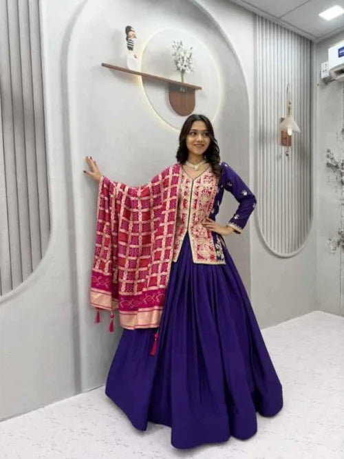 Chinon Silk Celebrity Lehenga