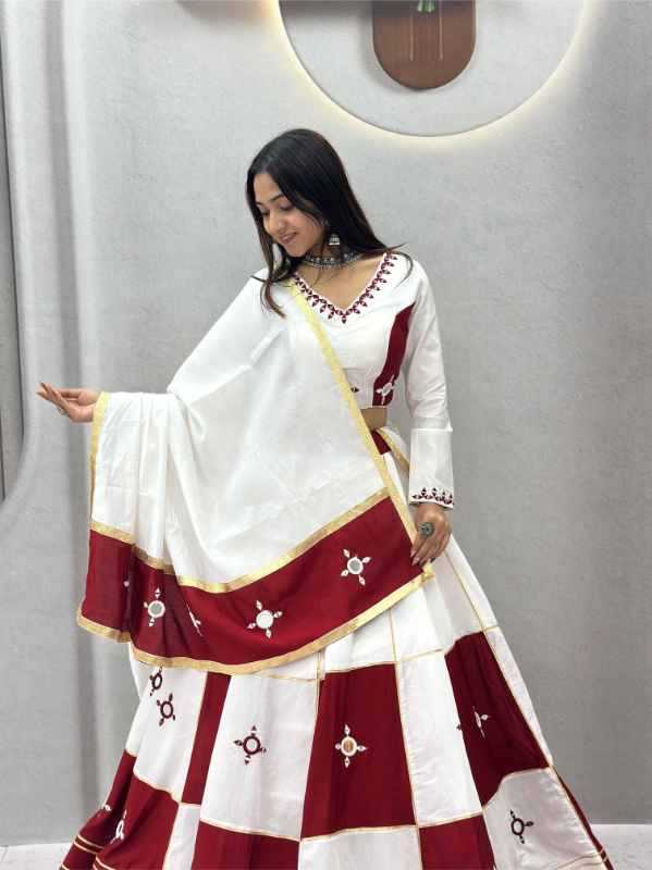 Pure Cotton Traditional Lehenga in Blue