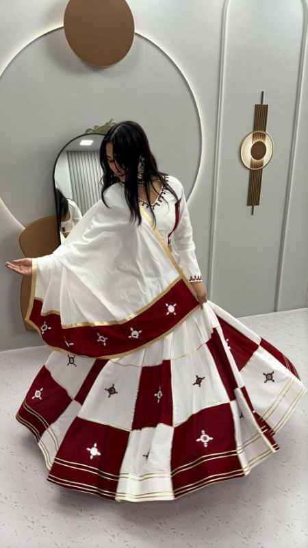 Pure Cotton Traditional Lehenga in Blue