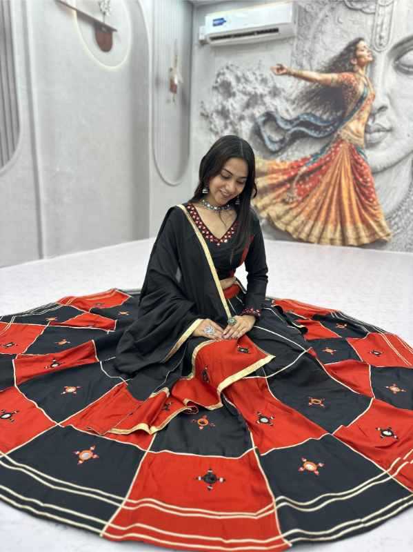 Pure Cotton Traditional Lehenga in Blue
