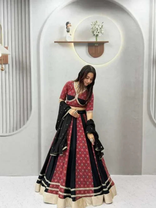 Pure Cotton Traditional Lehenga JT-148629