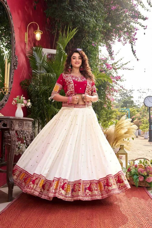 Vichitra Silk Fancy Lehenga