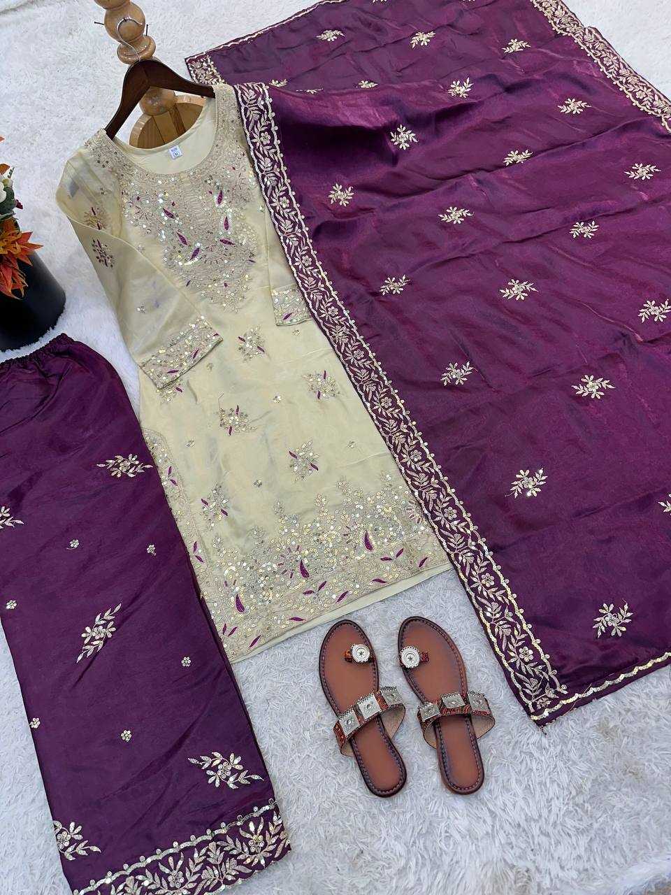 Cotton Embroidery Suit