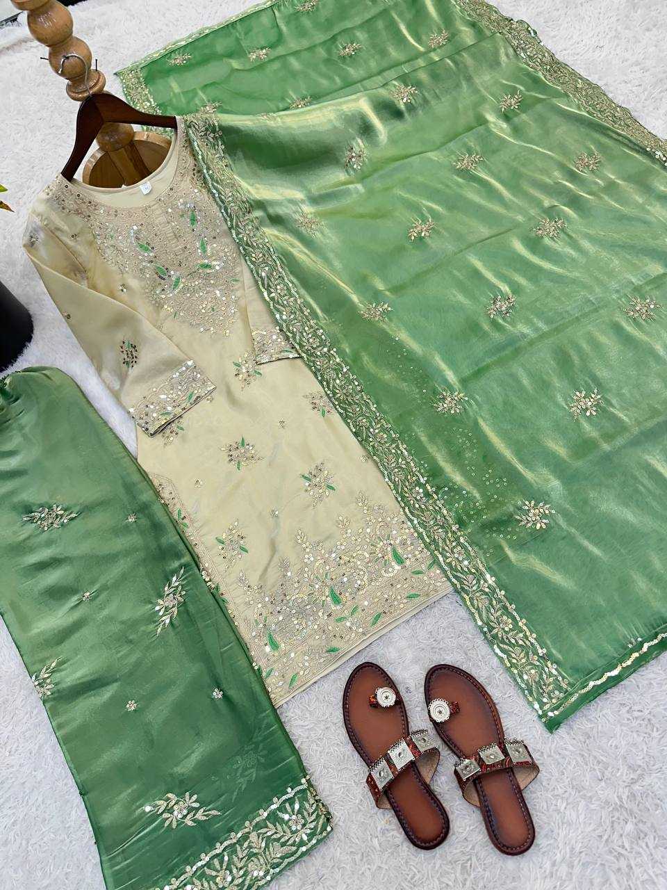 Cotton Embroidery Suit