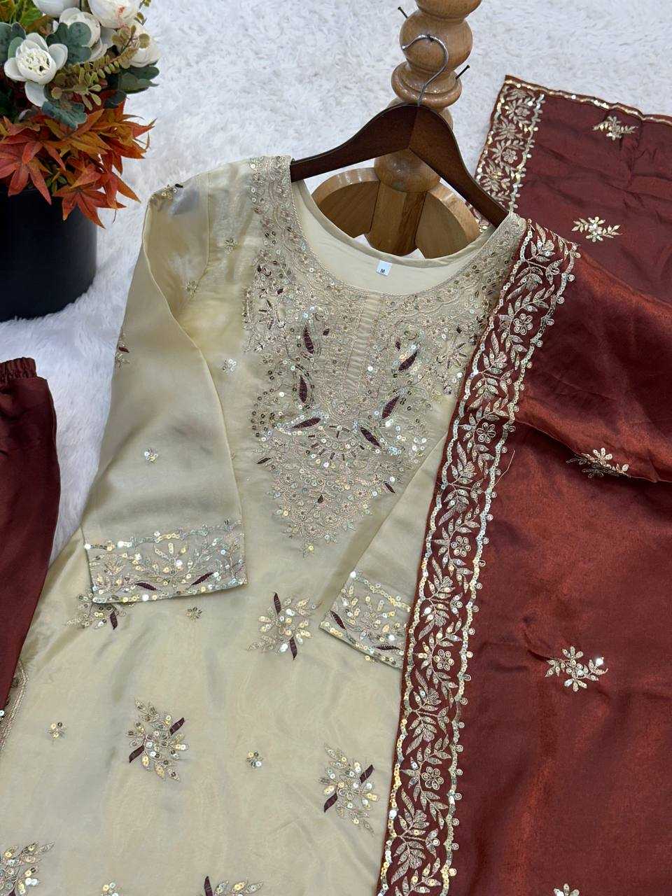 Cotton Embroidery Suit