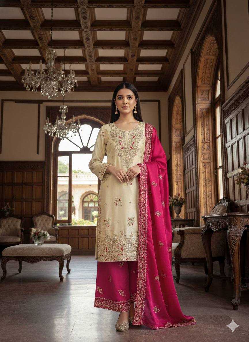 Cotton Embroidery Suit