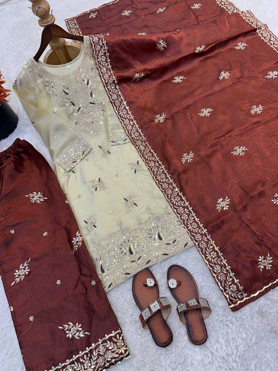 Cotton Embroidery Suit