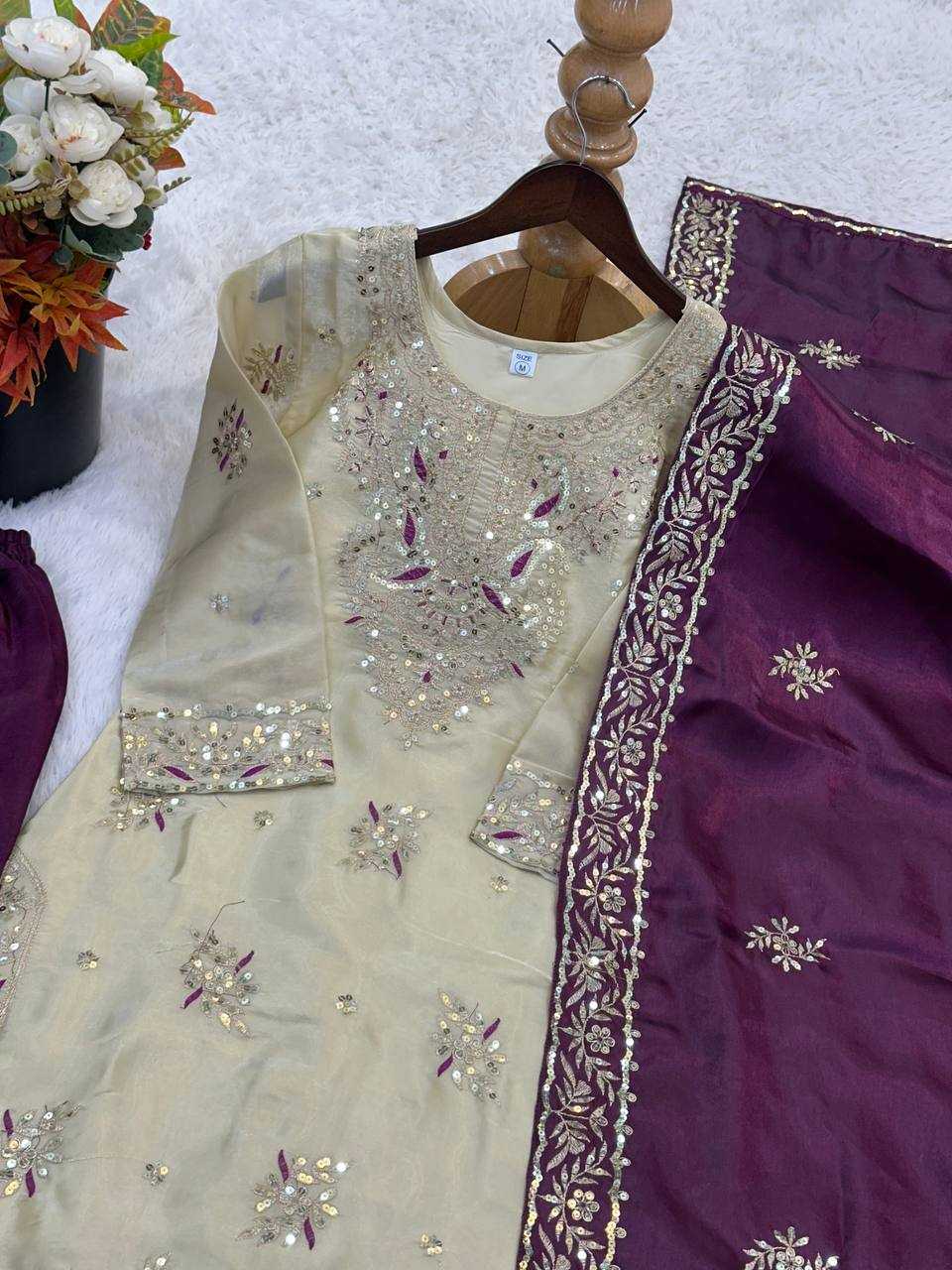 Cotton Embroidery Suit