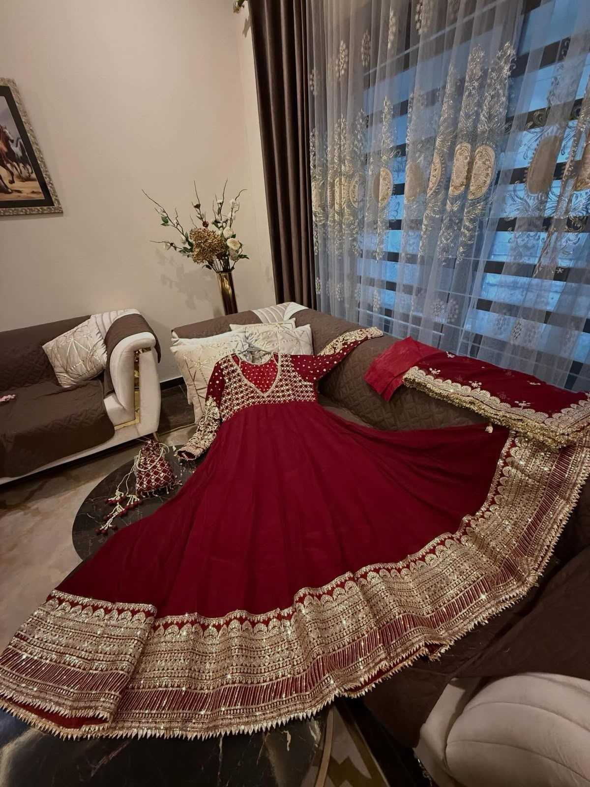 Embroidery Gown