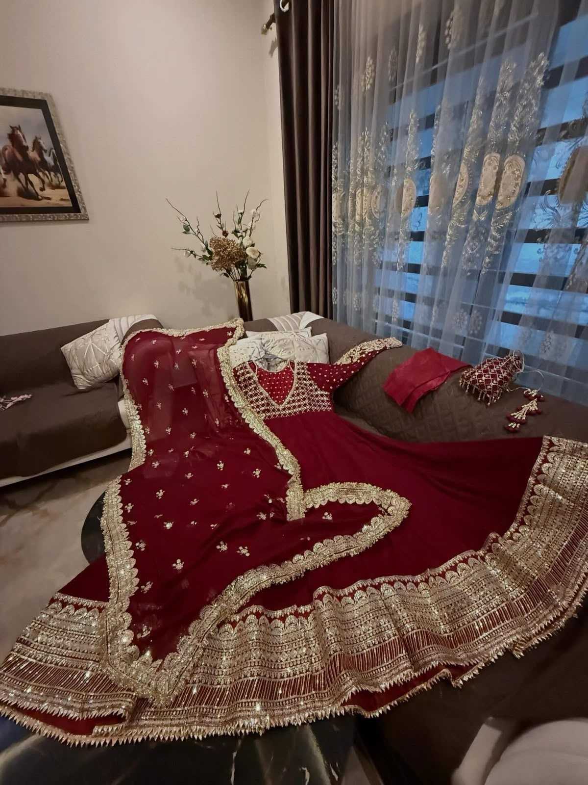 Embroidery Gown