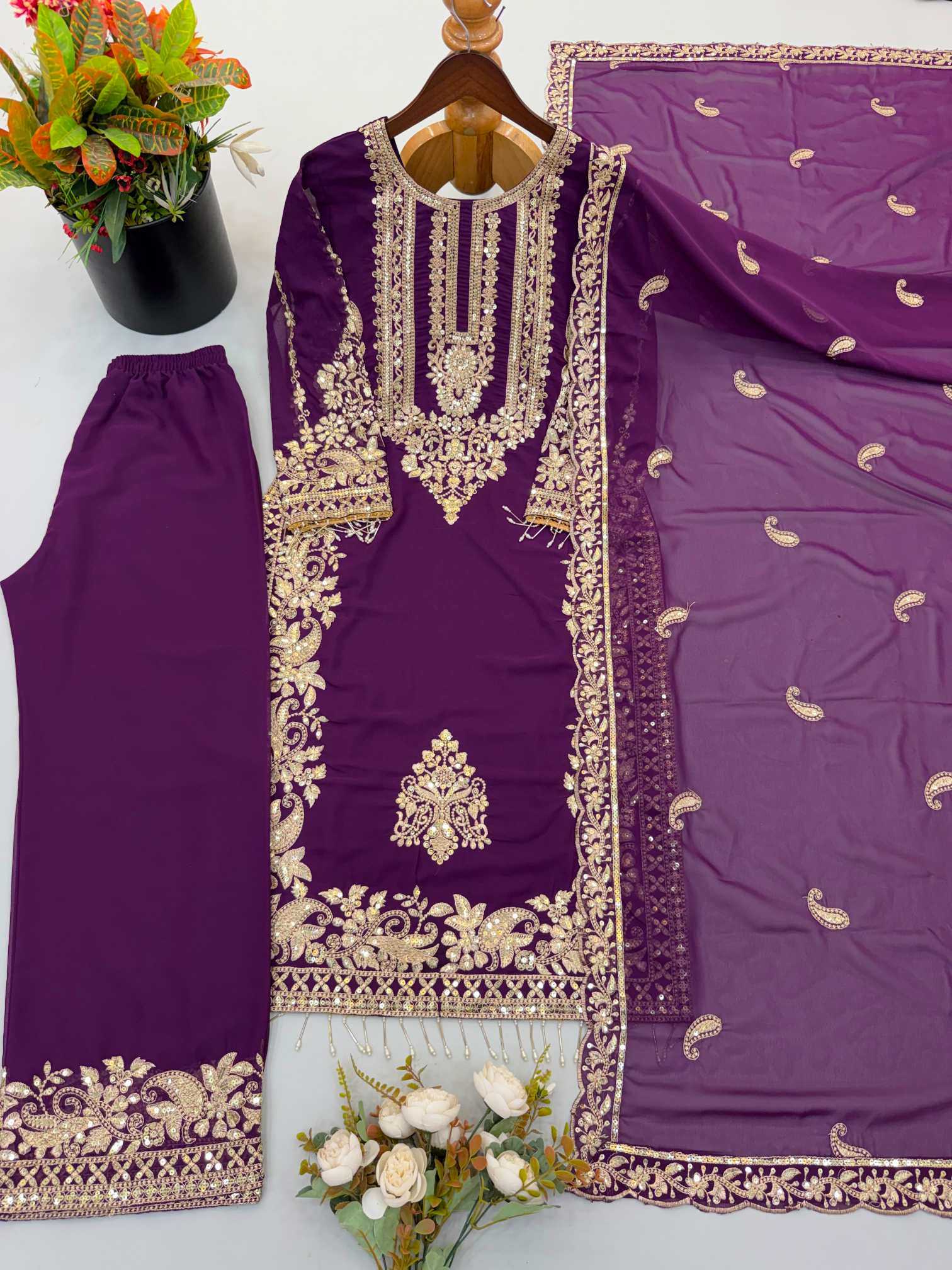Embroidery Suit