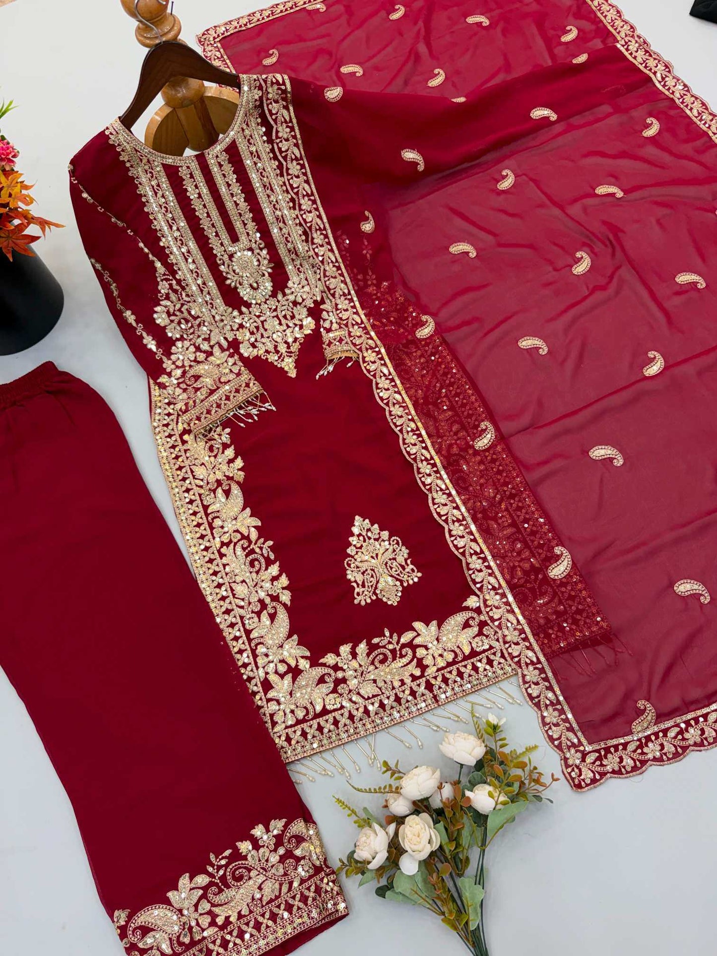 Embroidery Suit