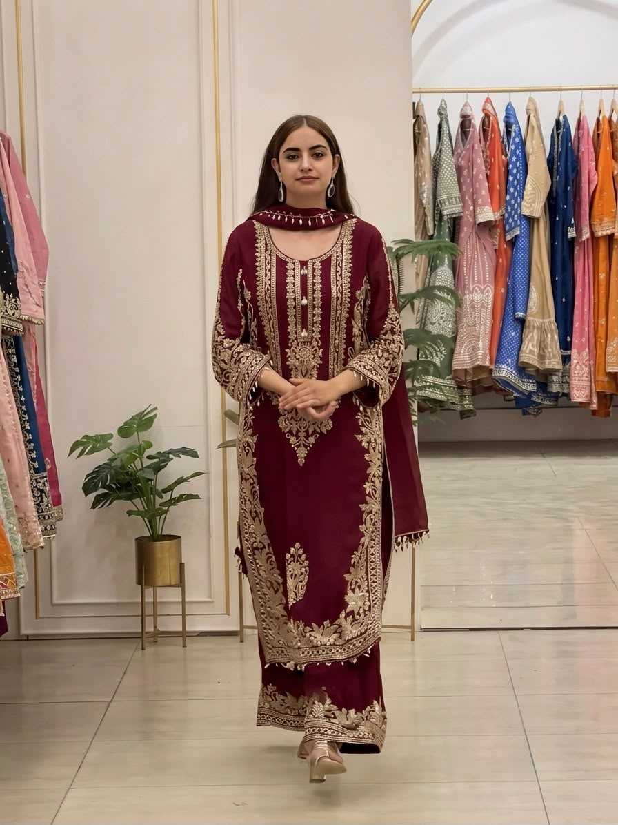 Embroidery Suit