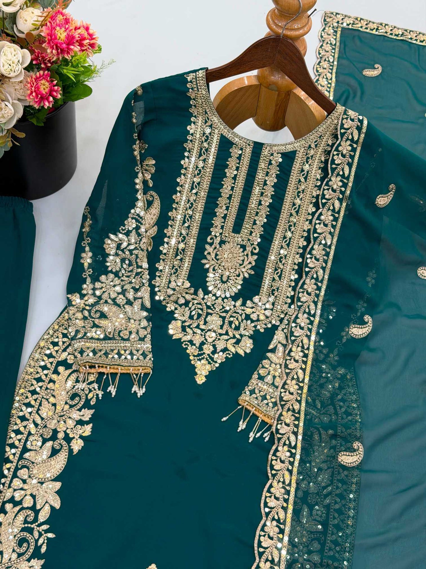 Embroidery Suit