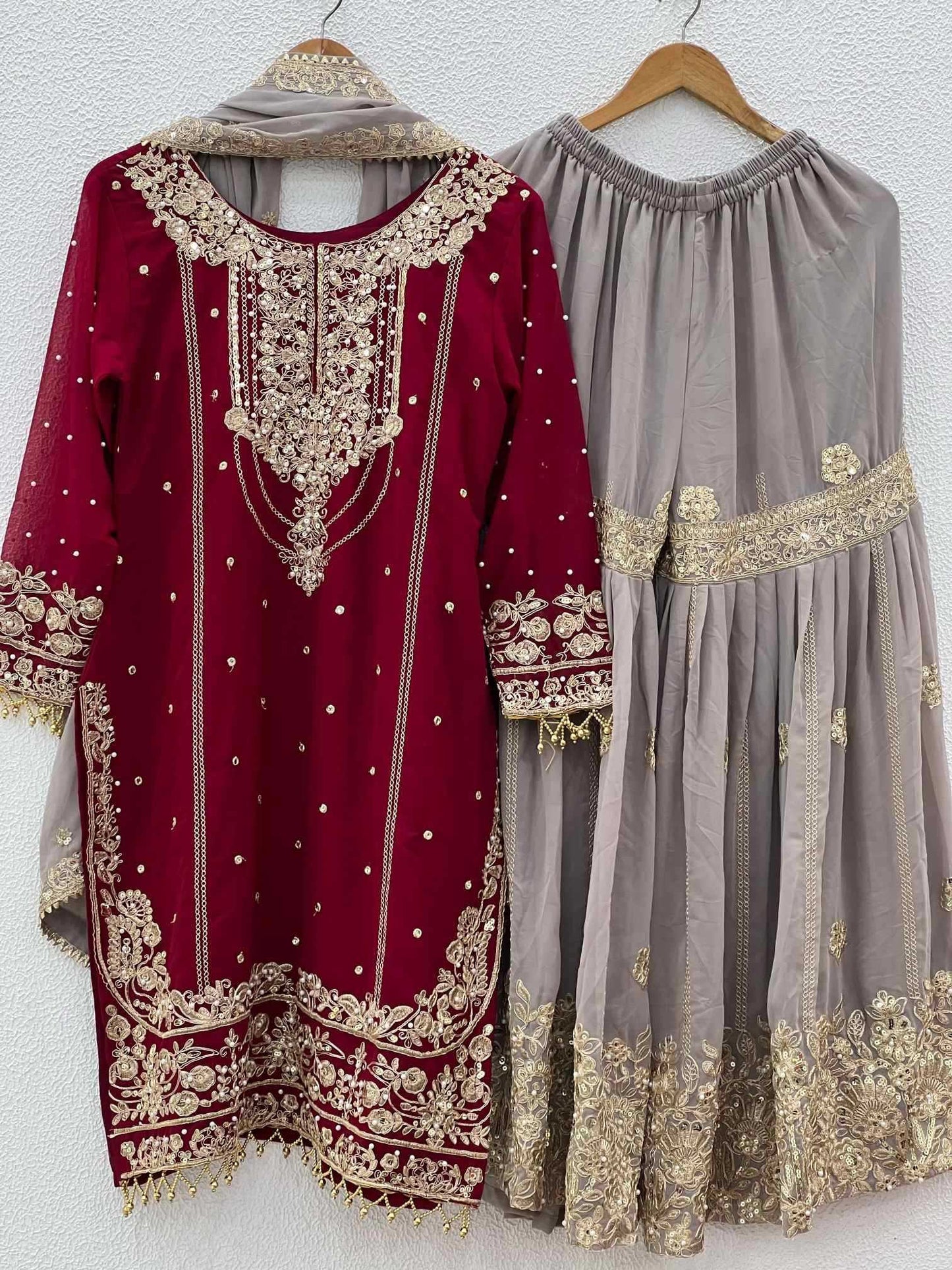 Cotton Embroidery Suit
