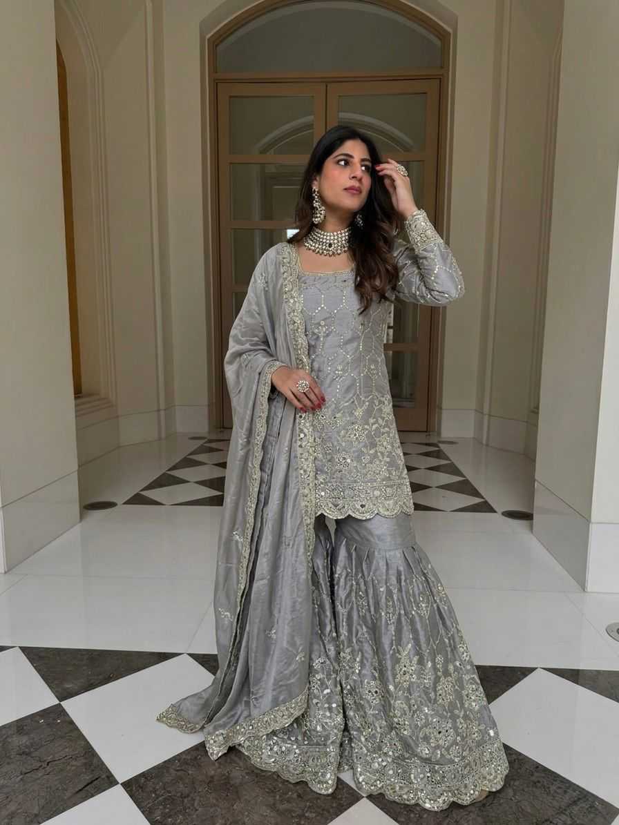 Pure Silk Cotton Suit