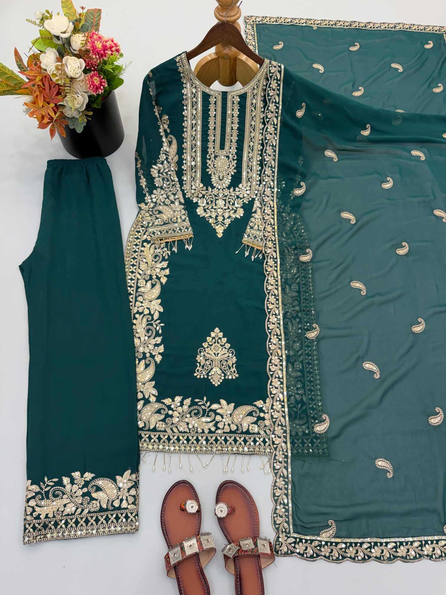 Embroidery Suit