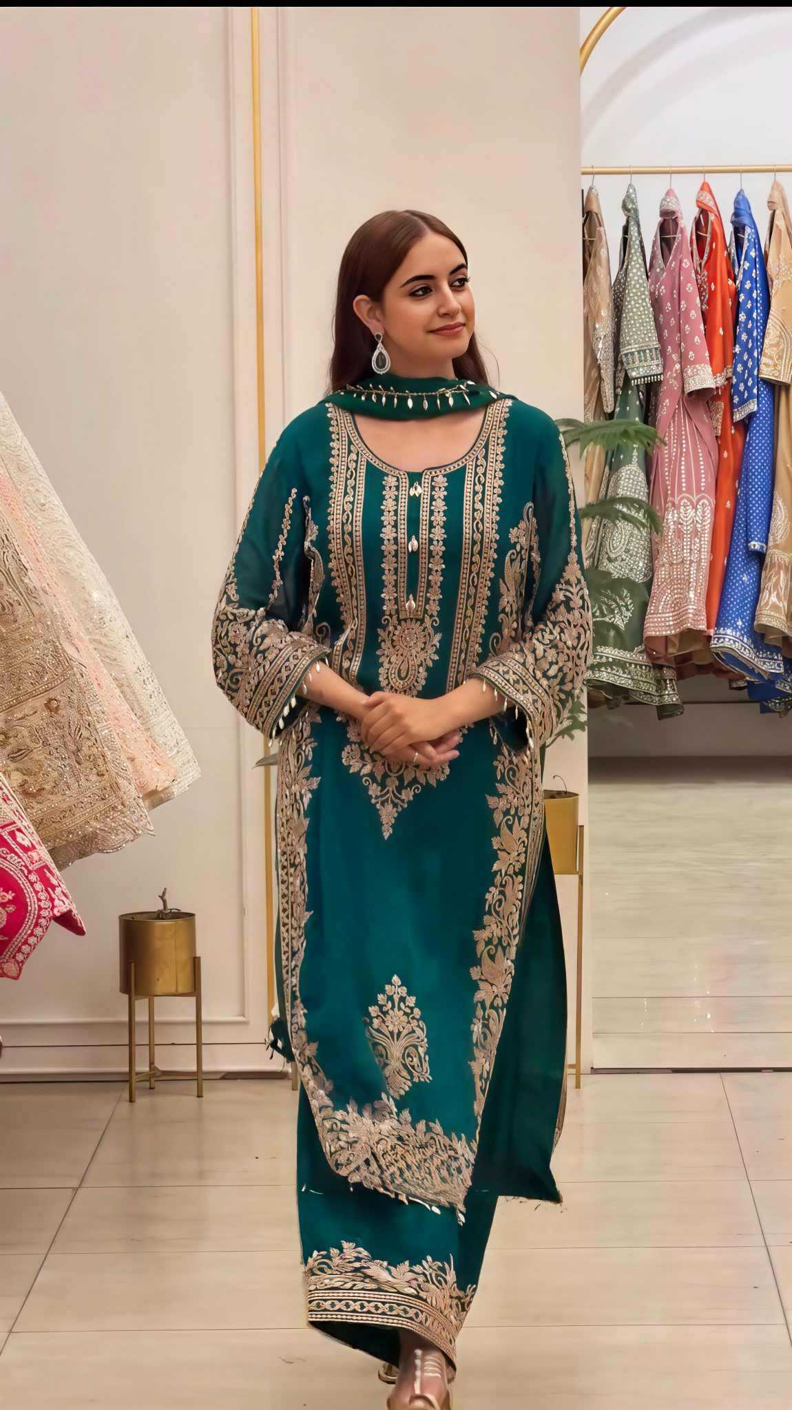 Embroidery Suit