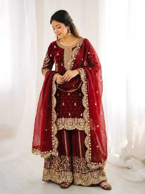 Fendy Embroidery Suit