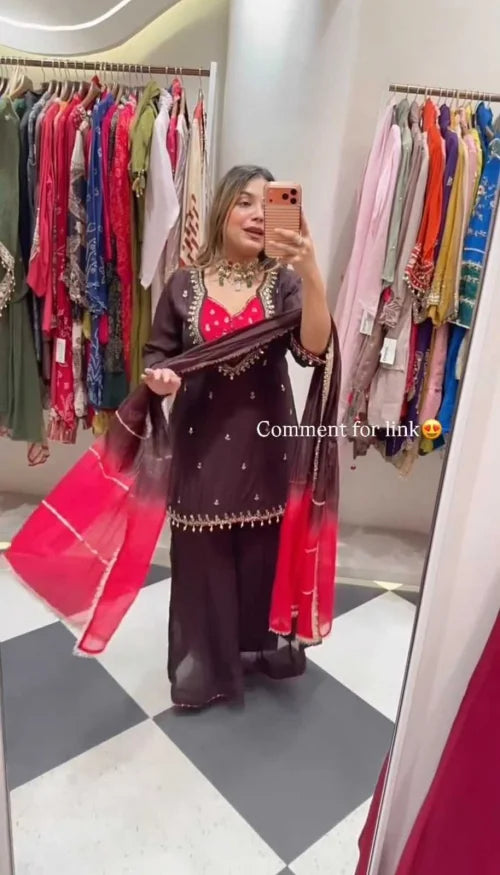 Crepe Cotton Suit 3188
