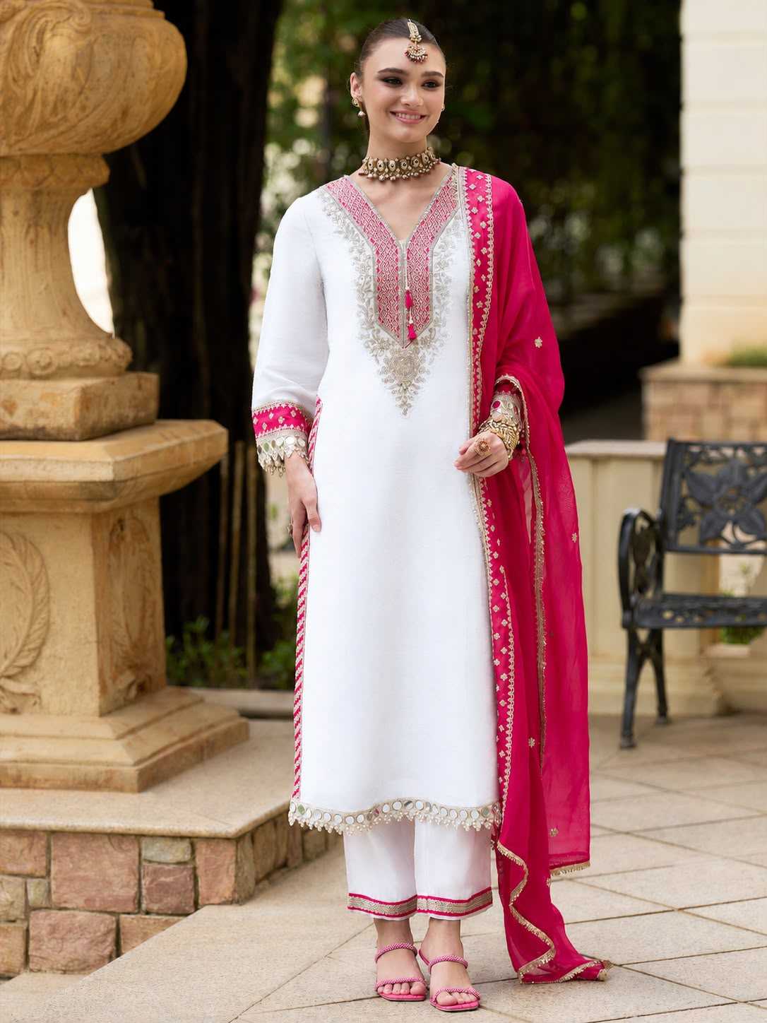 Chinon Silk Cotton Suit