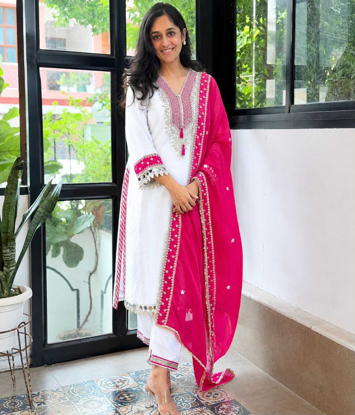 Chinon Silk Cotton Suit