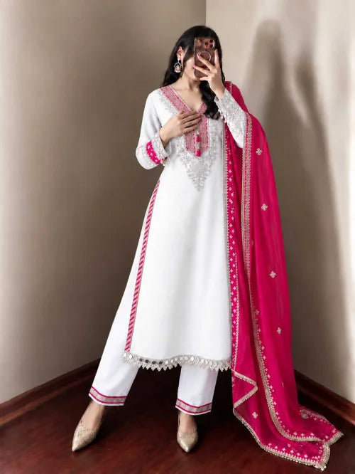 Chinon Silk Cotton Suit