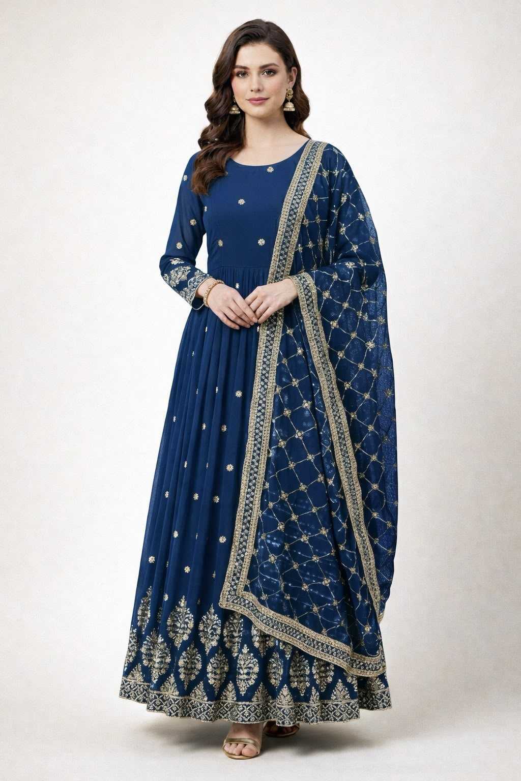 Embroidery Gown