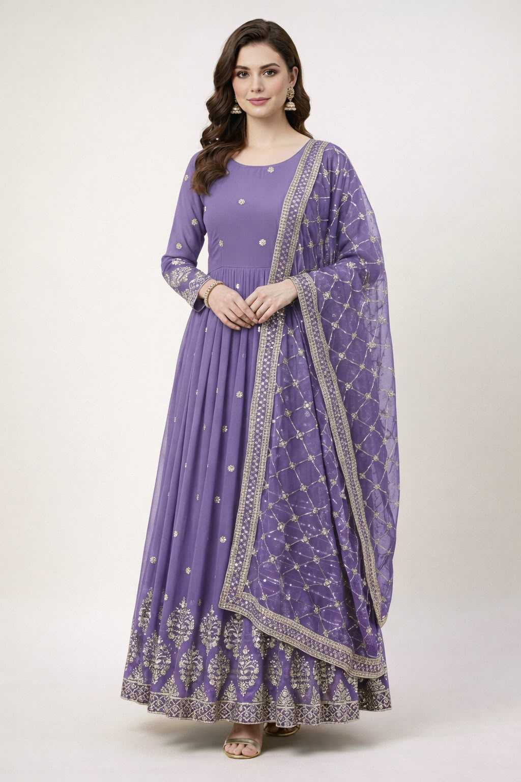 Embroidery Gown