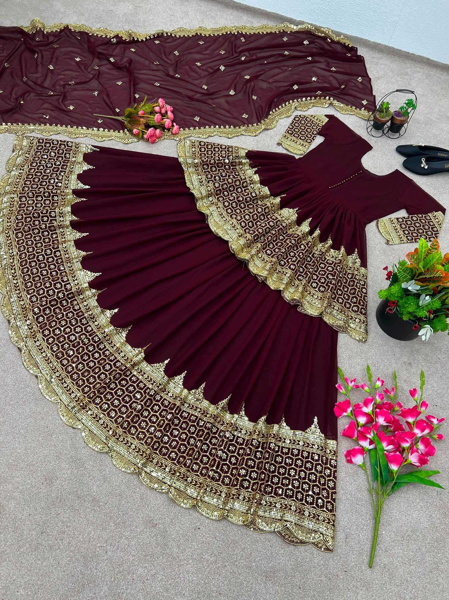 Embroidered Lehenga