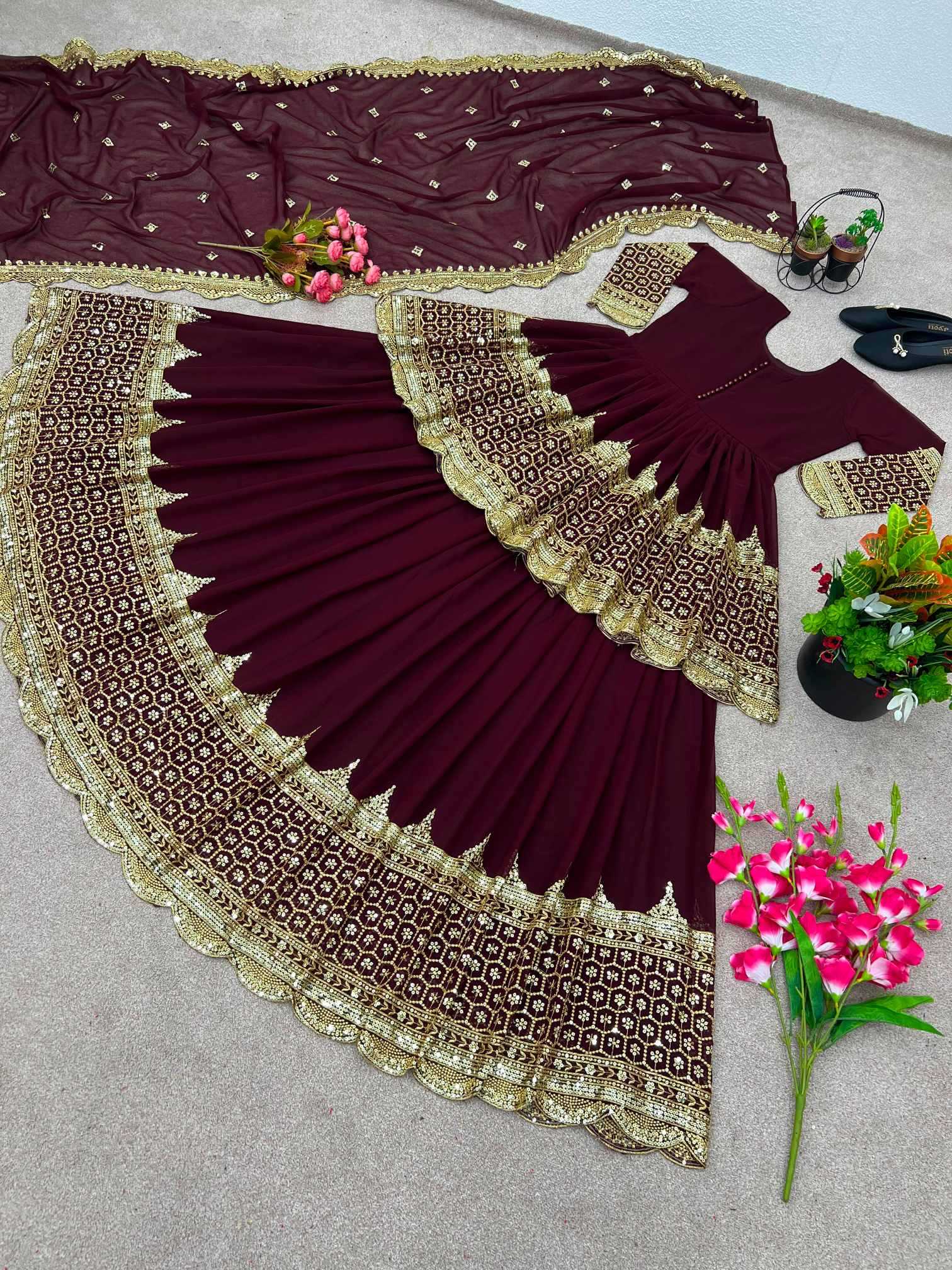 Embroidered Lehenga